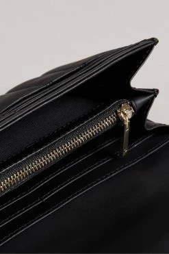 Ted Baker Large Black Leather Puffer Matinee Purse -tedbaker Shop Online unnamed file 4391