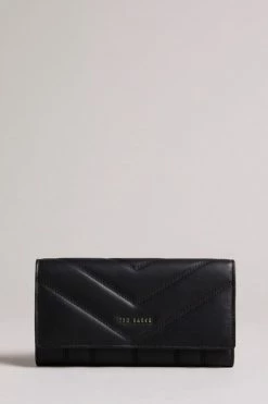 Ted Baker Large Black Leather Puffer Matinee Purse -tedbaker Shop Online unnamed file 4392