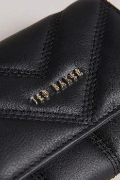 Ted Baker Black Leather Puffer Small Matinee Purse -tedbaker Shop Online unnamed file 4408