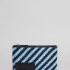 Ted Baker Woveta Blue Woven Leather Small Pouch