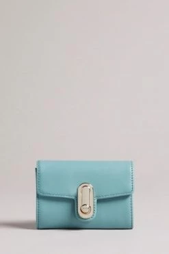 Ted Baker Blue Twist Lock Small Fold Purse -tedbaker Shop Online unnamed file 4444