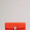 Ted Baker Red Twist Lock Large Fold Purse