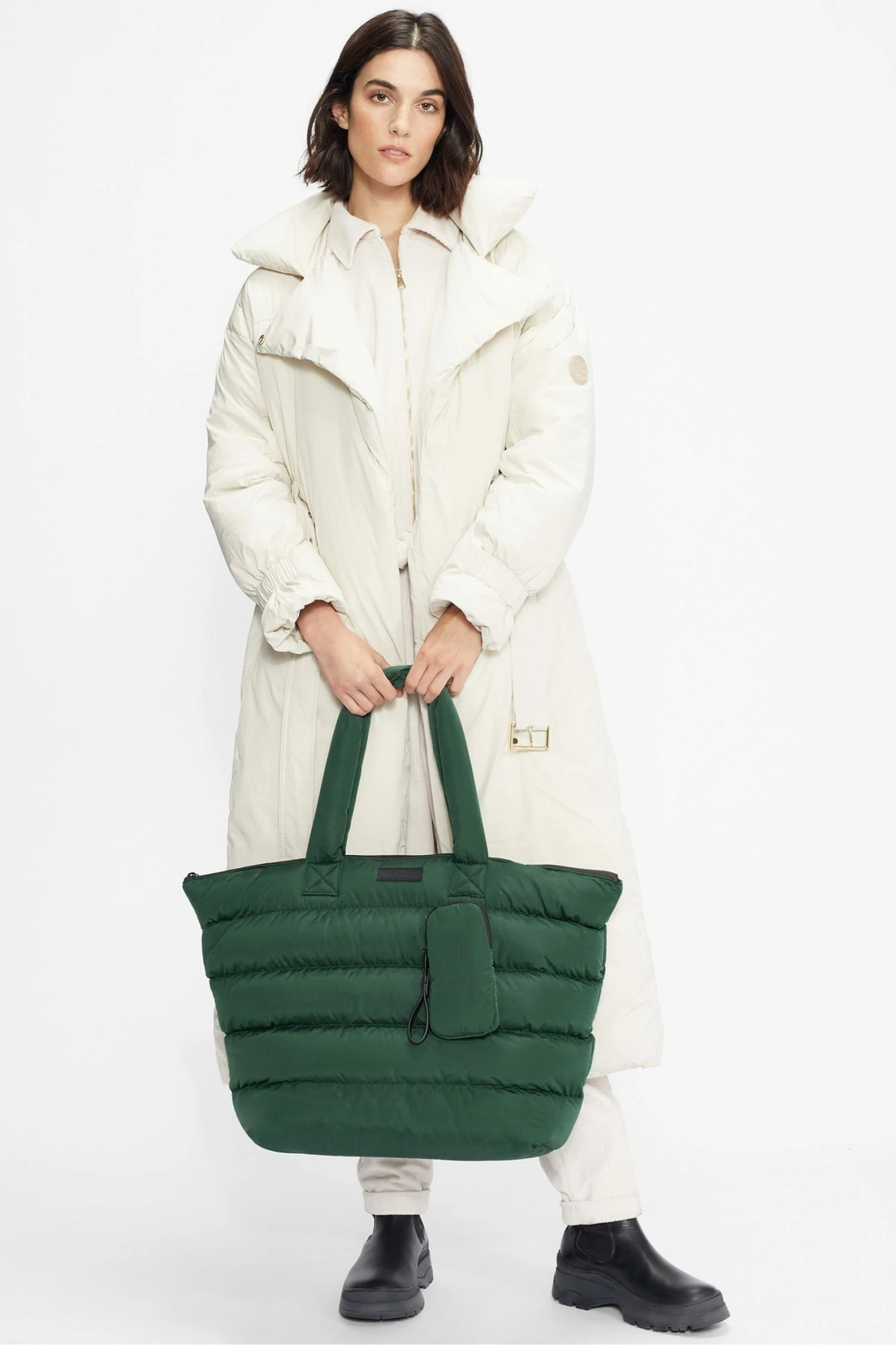 Ted Baker Quinsin Green Oversized Puffer Nylon Tote 7 Ted Baker Quinsin Green Oversized Puffer Nylon Tote - Image 5