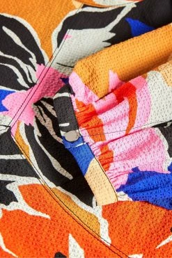 Ted Baker Black Puff Sleeve Top With Seam Detailing -tedbaker Shop Online unnamed file 4486