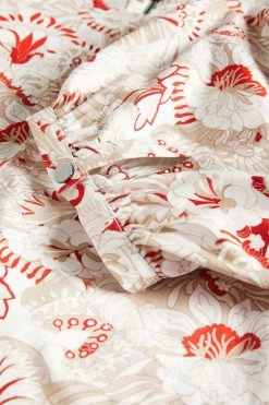 Ted Baker Pink Puff Sleeve Top With Seam Detailing -tedbaker Shop Online unnamed file 4528