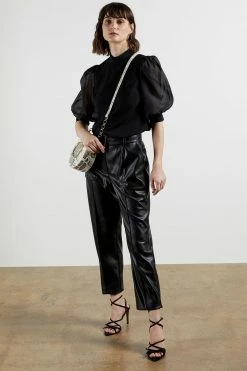 Ted Baker Black Micaeli Organza Volume Sleeve Top 9 Ted Baker Black Micaeli Organza Volume Sleeve Top -tedbaker Shop Online unnamed file 4619