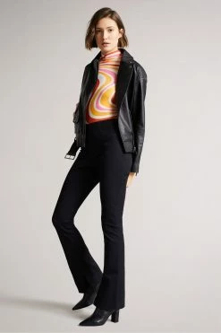 Ted Baker Sarrahh Ivory Mesh Seaming Top -tedbaker Shop Online unnamed file 4625