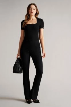 Ted Baker Gerbela Black Square Neck Short Sleeve Top 10 Ted Baker Gerbela Black Square Neck Short Sleeve Top -tedbaker Shop Online unnamed file 4636