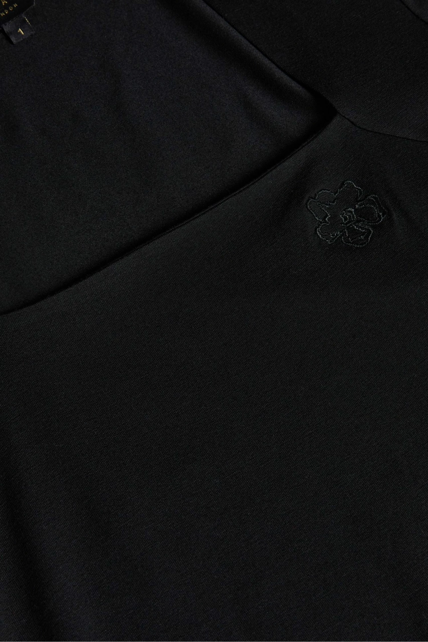 Ted Baker Gerbela Black Square Neck Short Sleeve Top 7 Ted Baker Gerbela Black Square Neck Short Sleeve Top - Image 5