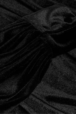 Ted Baker Black Ozma Velvet With Yoke Detail Blouse -tedbaker Shop Online unnamed file 4657