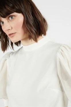 Ted Baker Cream Micaeli Organza Volume Sleeve Top 12 Ted Baker Cream Micaeli Organza Volume Sleeve Top -tedbaker Shop Online unnamed file 4679