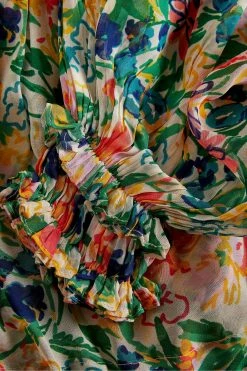 Ted Baker Kesara White Printed Blouse With Tie Waist 13 Ted Baker Kesara White Printed Blouse With Tie Waist -tedbaker Shop Online unnamed file 4685