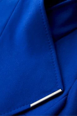 Ted Baker Blue Rose Midi Wool Wrap Coat With Shoulder Panels -tedbaker Shop Online unnamed file 4775