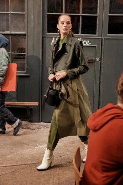 Ted Baker Edennn Colour Blocked Cotton Mac