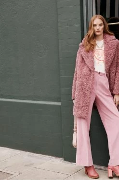 Ted Baker Kayyti Faux Fur Wide Collar Cocoon Coat -tedbaker Shop Online unnamed file 4792