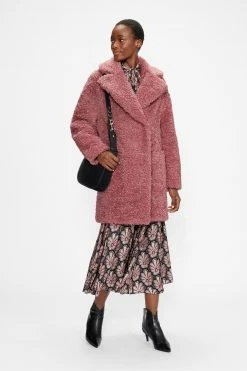 Ted Baker Kayyti Faux Fur Wide Collar Cocoon Coat -tedbaker Shop Online unnamed file 4794