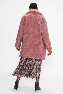 Ted Baker Kayyti Faux Fur Wide Collar Cocoon Coat -tedbaker Shop Online unnamed file 4795