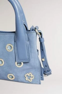 Ted Baker Sky-Blue Mayzii Eyelet Detail Mini Grab Tote Bag 9 Ted Baker Sky-Blue Mayzii Eyelet Detail Mini Grab Tote Bag -tedbaker Shop Online unnamed file 483