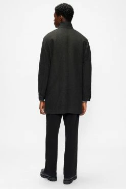 Ted Baker Grey Traks Funnel Neck Coat -tedbaker Shop Online unnamed file 4842