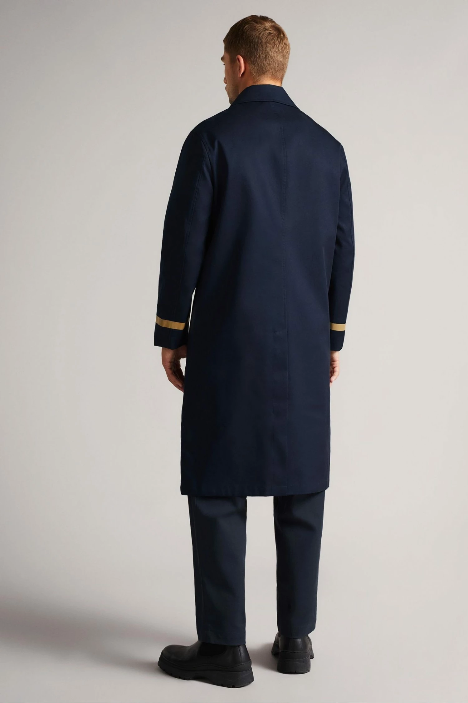 Ted Baker Dk-Navy Kames Bonded Mac 4 Ted Baker Dk-Navy Kames Bonded Mac - Image 2