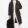 Ted Baker Black Superg Wadded Coat