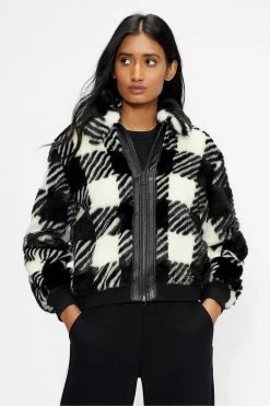 Ted Baker Kkamila Collared Faux Fur Jacket