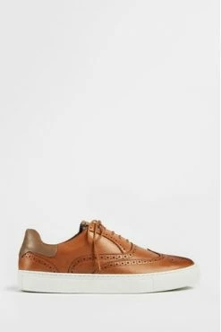 Ted Baker Dennton Brogue Leather Cupsole Shoes -tedbaker Shop Online unnamed file 4924