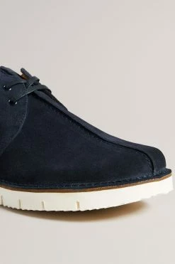 Ted Baker Mens Blue Lawton Suede Lace Up Shoe -tedbaker Shop Online unnamed file 4942