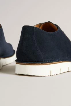 Ted Baker Mens Blue Lawton Suede Lace Up Shoe -tedbaker Shop Online unnamed file 4943