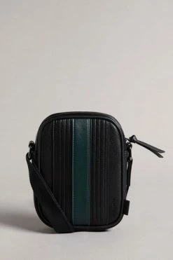 Ted Baker Black Evver Striped Pu Flight Bag 11 Ted Baker Black Evver Striped Pu Flight Bag -tedbaker Shop Online unnamed file 495
