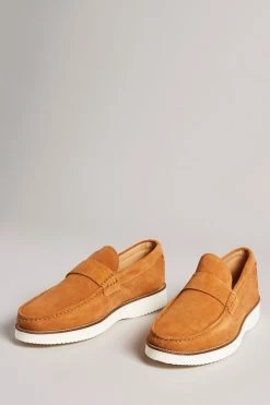 Ted Baker Mens Natural Isaacc Extralight Suede Loafers -tedbaker Shop Online unnamed file 4956
