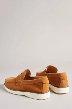 Ted Baker Mens Natural Isaacc Extralight Suede Loafers -tedbaker Shop Online unnamed file 4957