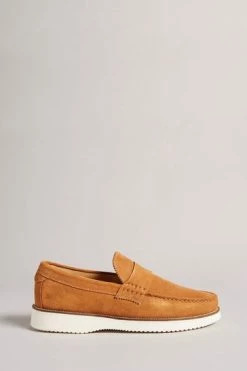 Ted Baker Mens Natural Isaacc Extralight Suede Loafers -tedbaker Shop Online unnamed file 4960