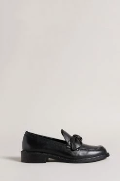 Ted Baker Lacy Black Bow Detail Loafers