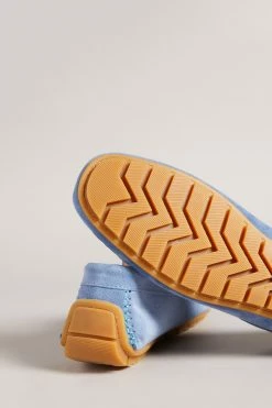 Ted Baker Allbert Light Blue Suede Driving Shoes -tedbaker Shop Online unnamed file 4978