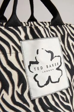 Ted Baker Cayzeba White Zebra Detail Large Nylon Tote Bag -tedbaker Shop Online unnamed file 498