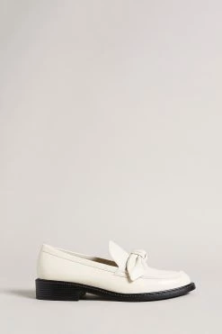 Ted Baker Lacy Natural Bow Detail Loafers