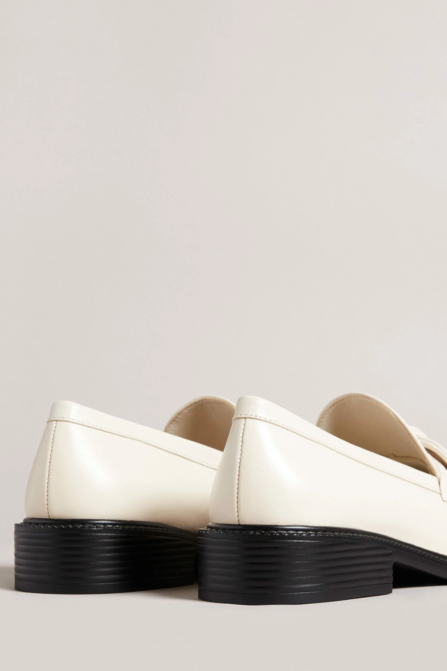 Ted Baker Lacy Natural Bow Detail Loafers 4 Ted Baker Lacy Natural Bow Detail Loafers - Image 2