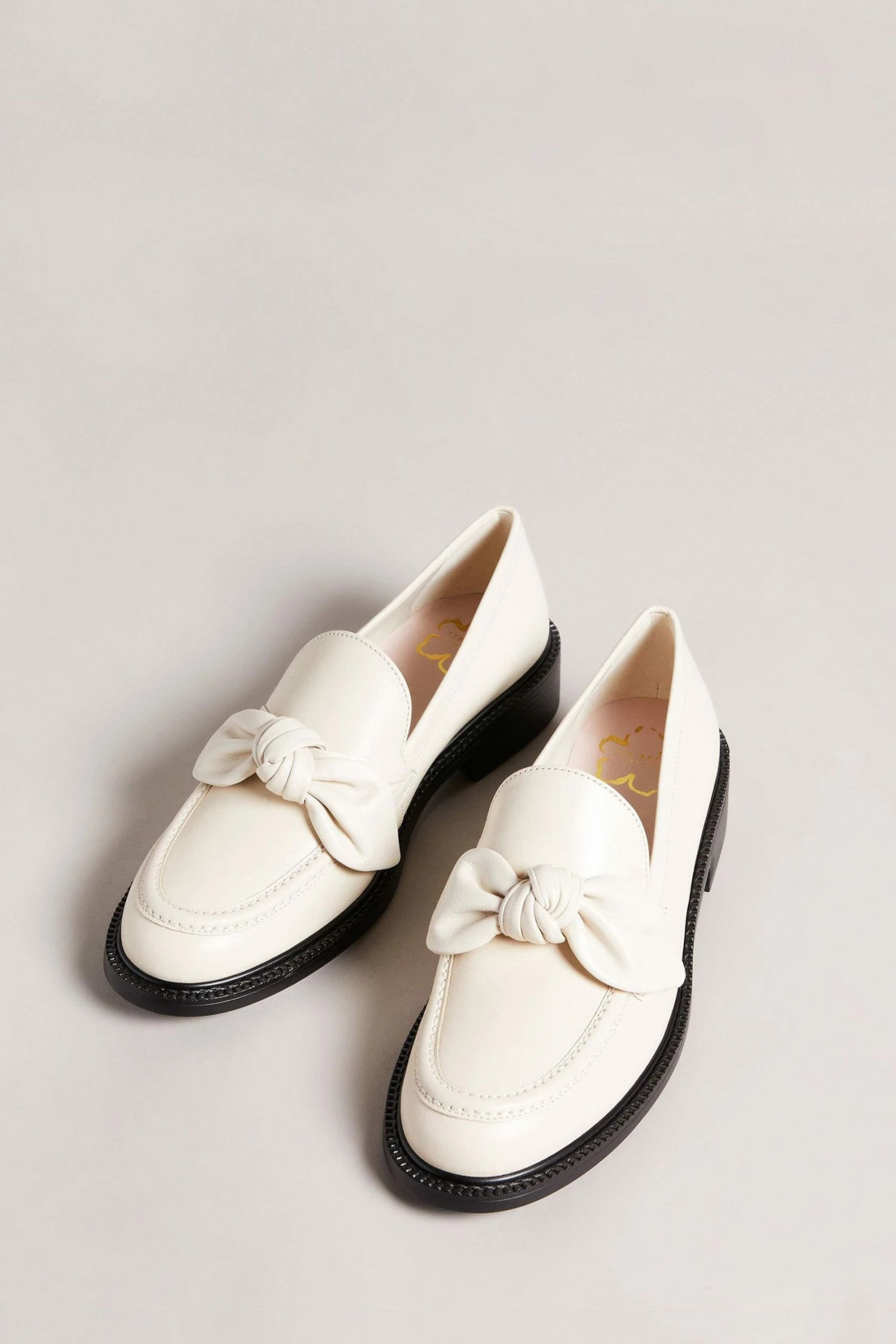 Ted Baker Lacy Natural Bow Detail Loafers 5 Ted Baker Lacy Natural Bow Detail Loafers - Image 3