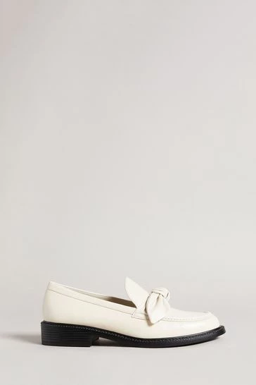 Ted Baker Lacy Natural Bow Detail Loafers 7 Ted Baker Lacy Natural Bow Detail Loafers - Image 5