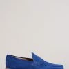 Ted Baker Isaacc Blue Extralight Suede Loafers