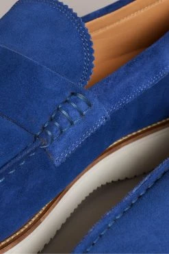 Ted Baker Isaacc Blue Extralight Suede Loafers -tedbaker Shop Online unnamed file 5009