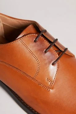 Ted Baker Kampten Tan Brown Formal Leather Derby Shoes -tedbaker Shop Online unnamed file 5041