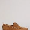 Ted Baker Darrol Tan Brown Suede Boat Shoes