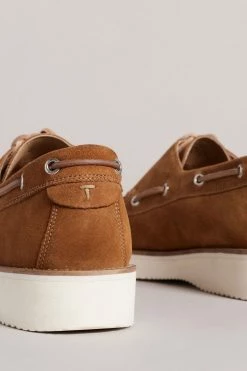 Ted Baker Darrol Tan Brown Suede Boat Shoes -tedbaker Shop Online unnamed file 5045