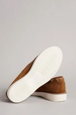 Ted Baker Darrol Tan Brown Suede Boat Shoes -tedbaker Shop Online unnamed file 5046