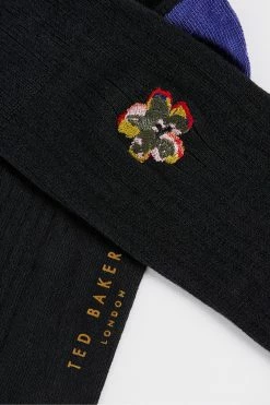 Ted Baker Boelow Flower Embroidery Socks -tedbaker Shop Online unnamed file 5050