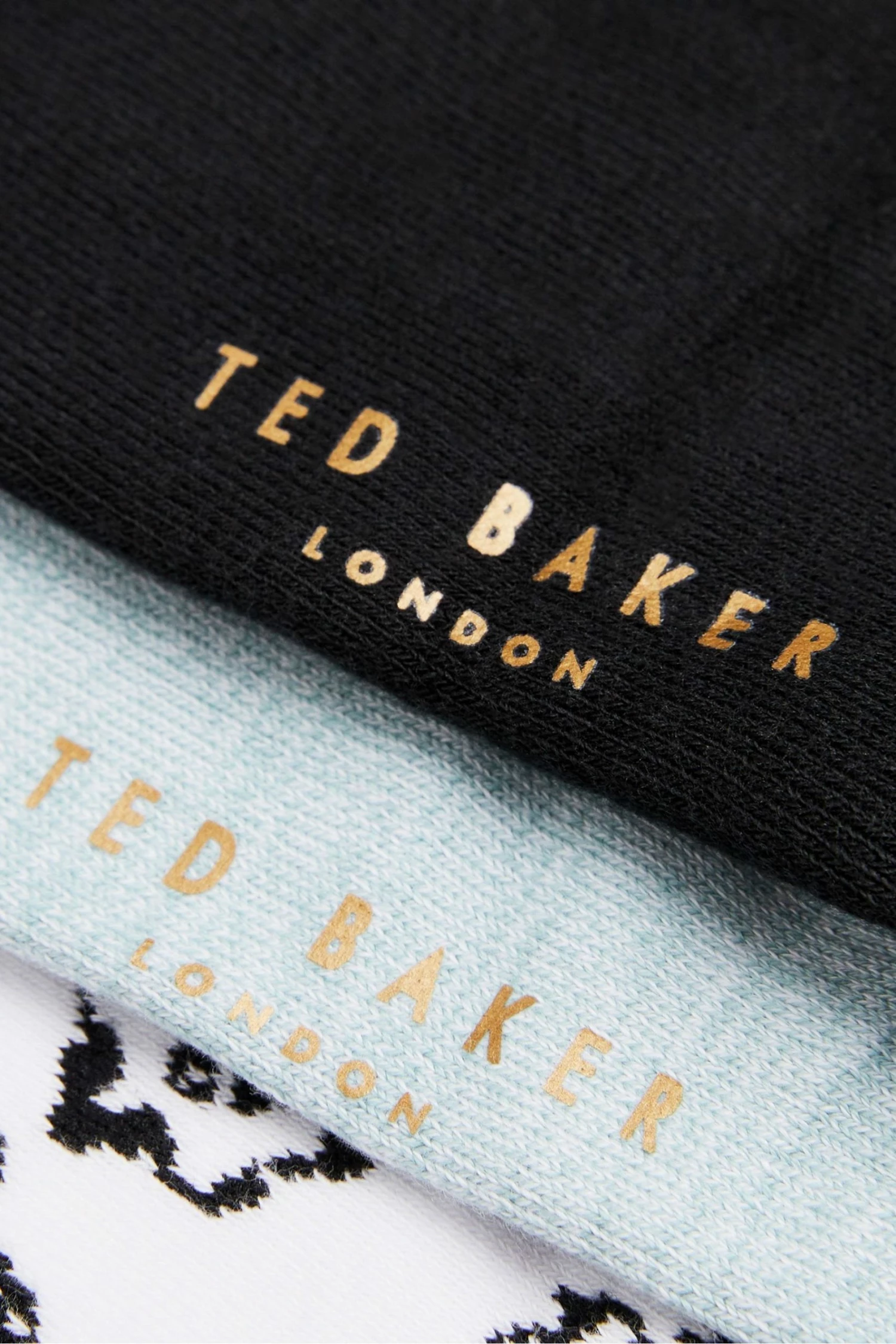 Ted Baker Coolpak Natural Assorted Three Pack Of Socks 5 Ted Baker Coolpak Natural Assorted Three Pack Of Socks - Image 3