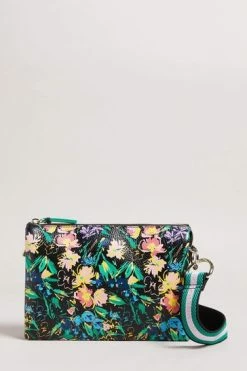 Ted Baker Parceyy Black Flirty Texture Branded Webbing Cross Body Bag -tedbaker Shop Online unnamed file 510