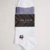 Ted Baker White Trainer Socks